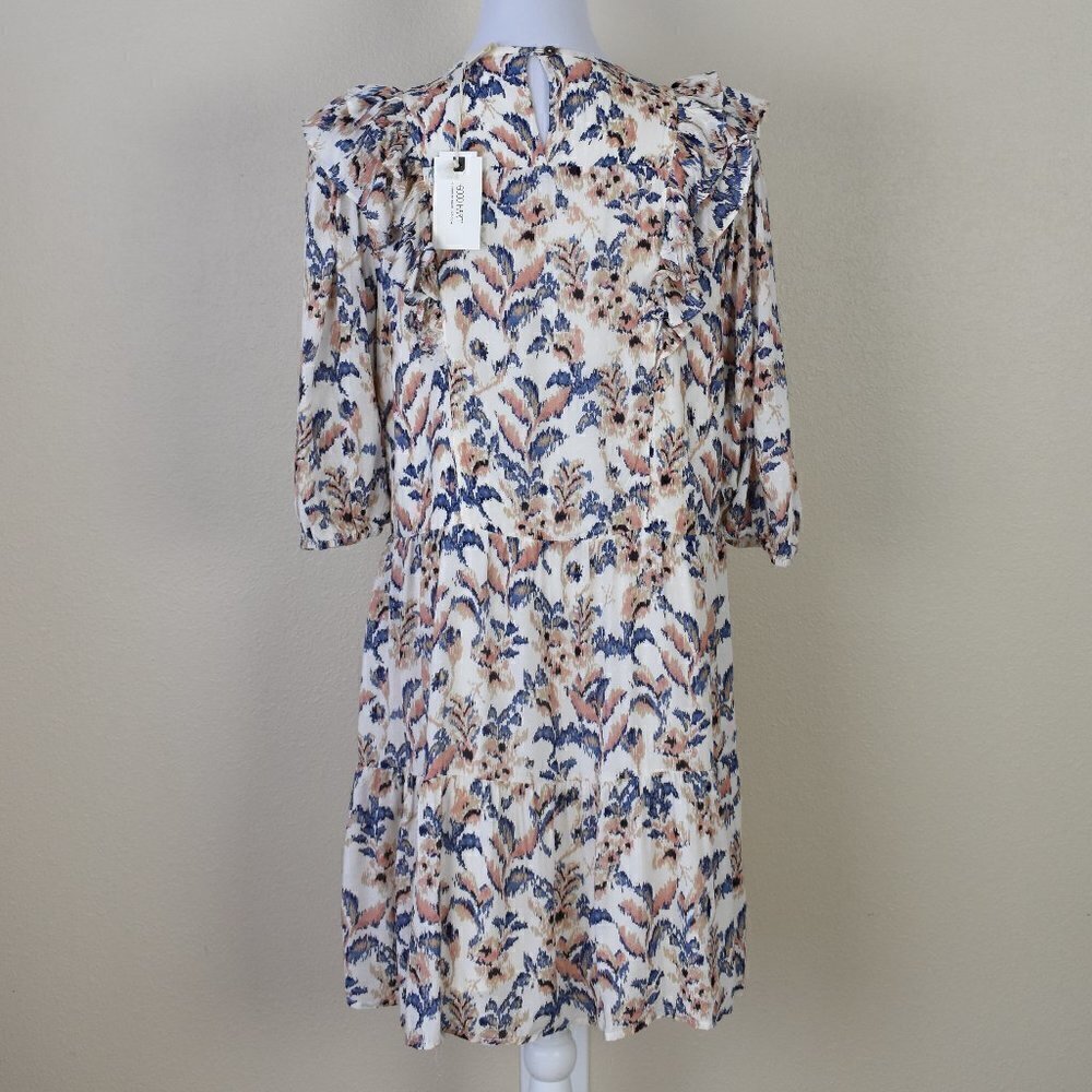Good Hart Matilda Jane Perennial Florals Ruffled Dress NEW Small - Picture 5 of 9
